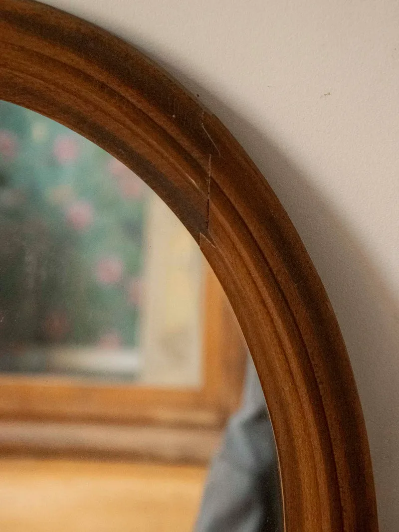 Georges, le miroir ovale en bois ancien N°1424