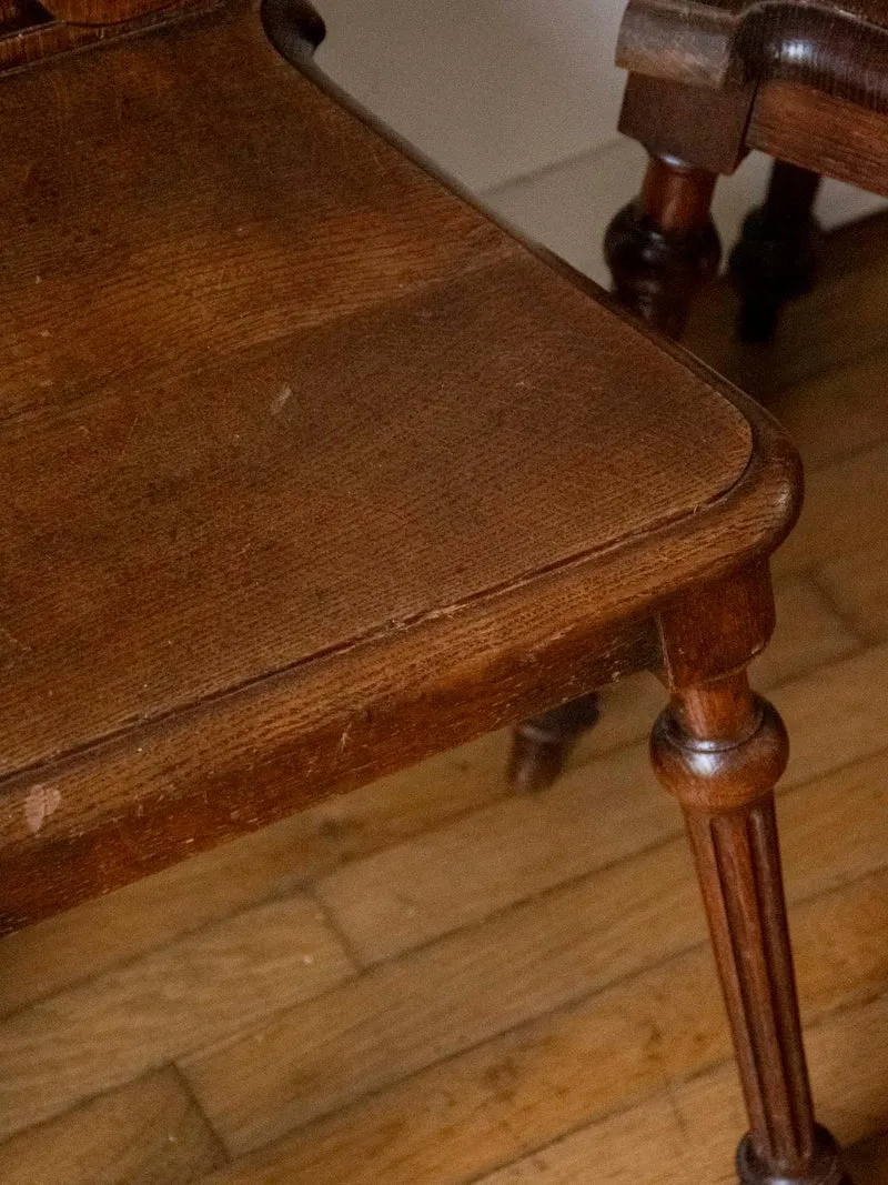 Claude, la paire de chaises au bois sculpté N°1583