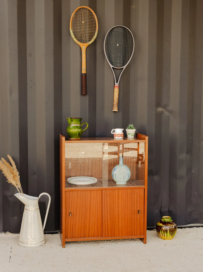 Victoria, la vitrine en teck N°1320