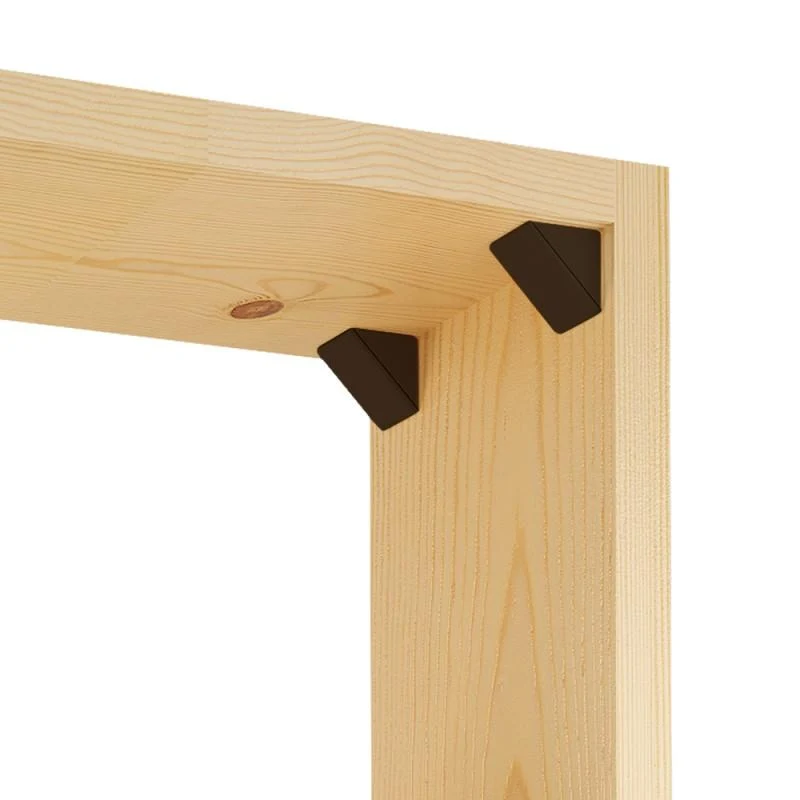Équerre d'angle plastique - Marron foncé 1000 pièces