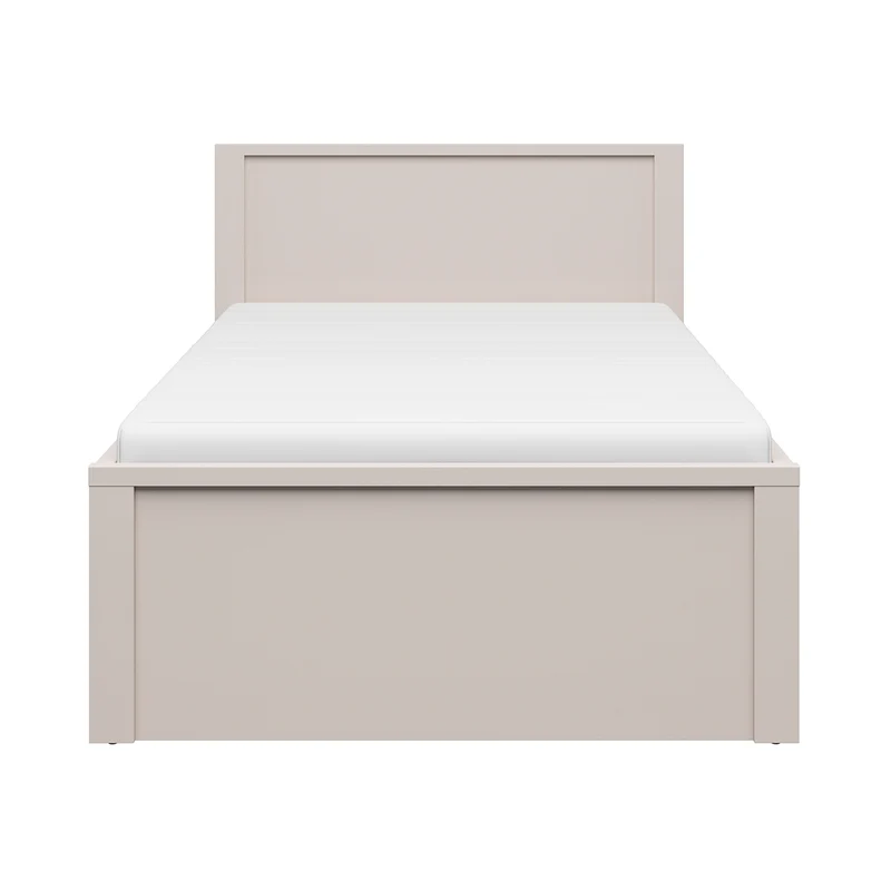 Lit 120x200 sommier et tiroirs inclus Soren Cachemire