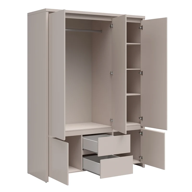 Armoire 3 portes Soren Cachemire