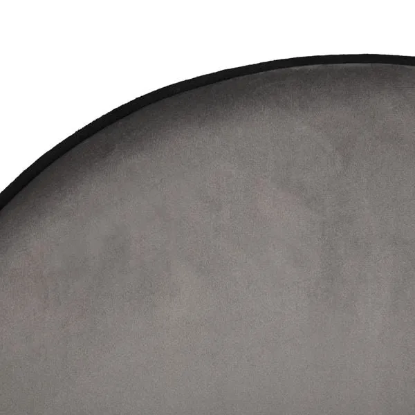Chaise de bar velours anthracite