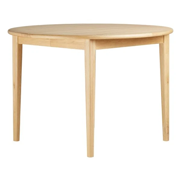 Table repas 110cm avec allonge chêne naturel