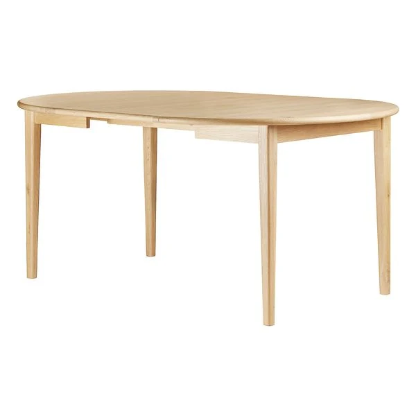Table repas 110cm avec allonge chêne naturel