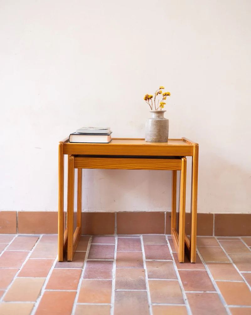 Barbara, la table gigogne en bois N°197