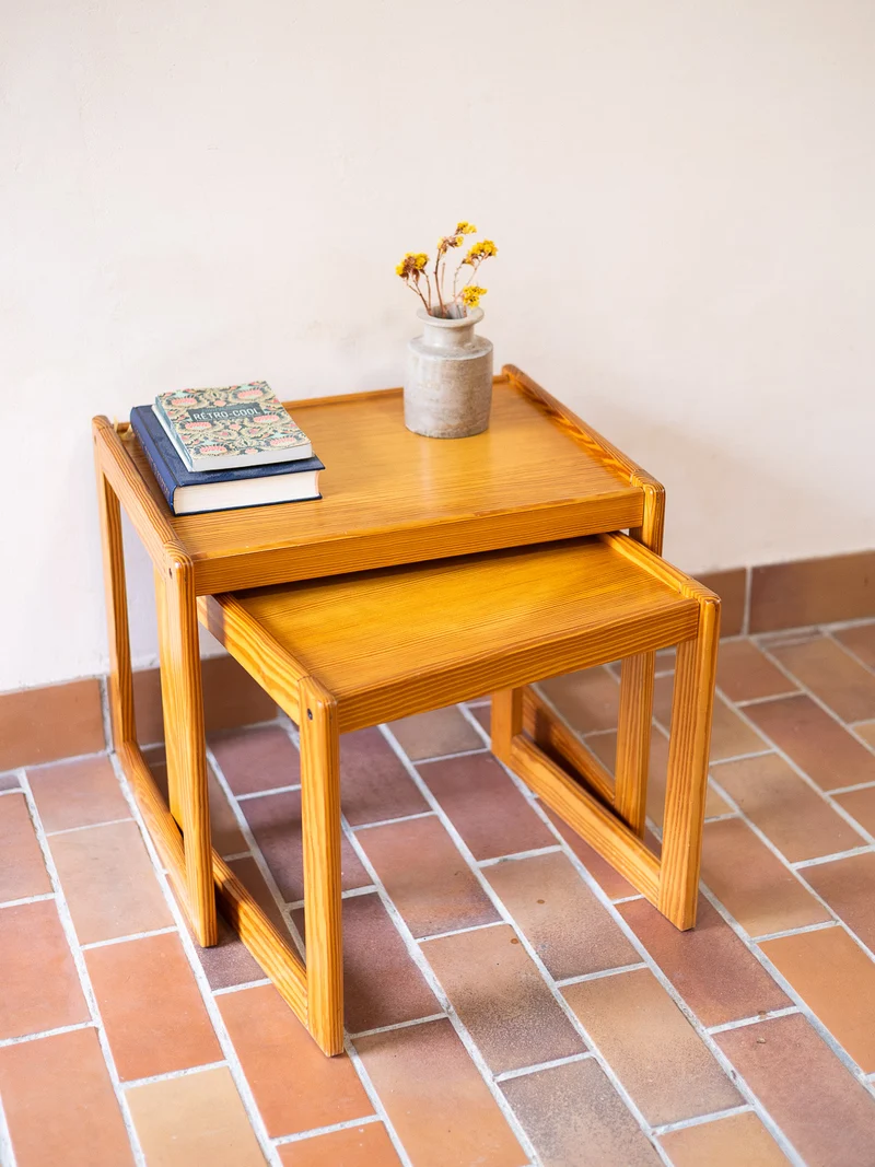 Barbara, la table gigogne en bois N°197