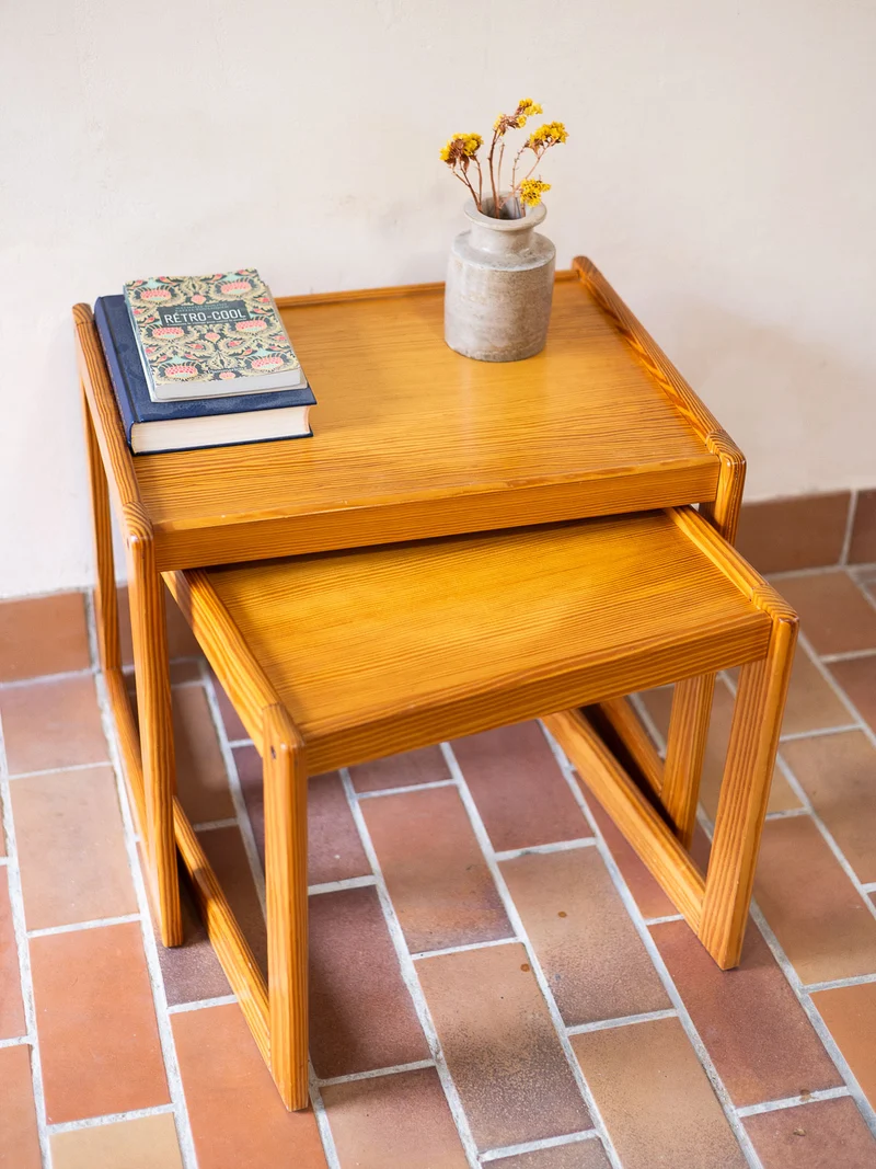 Barbara, la table gigogne en bois N°197