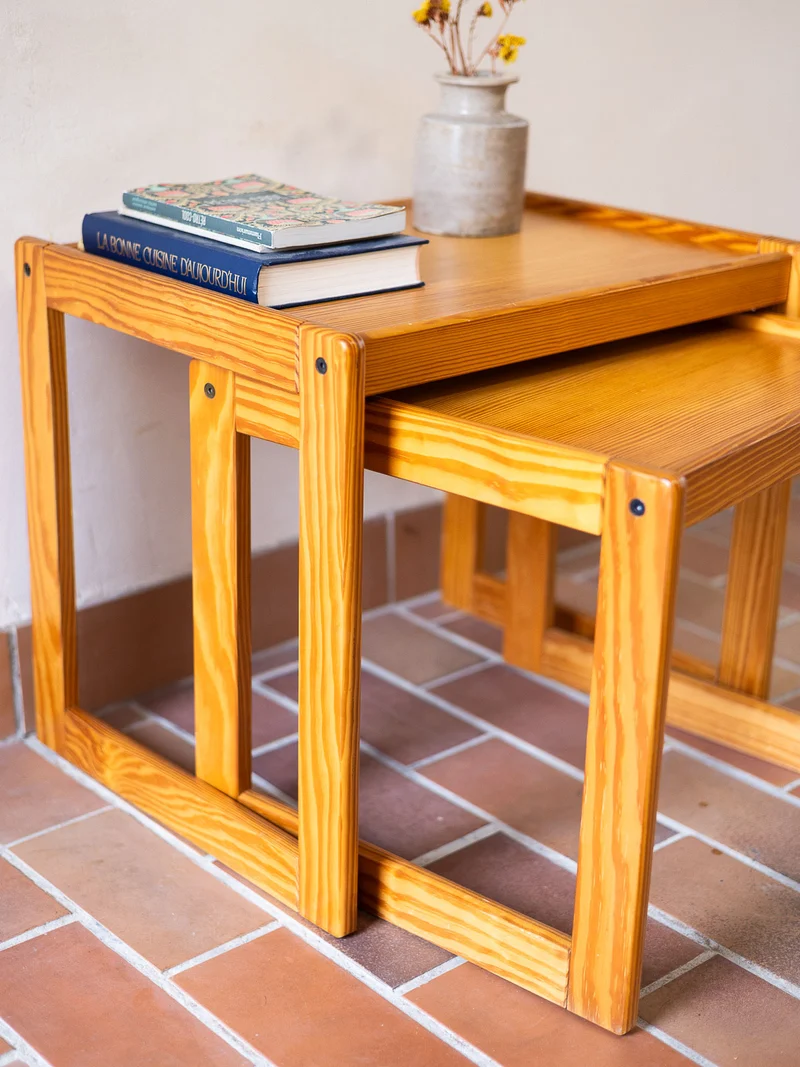 Barbara, la table gigogne en bois N°197