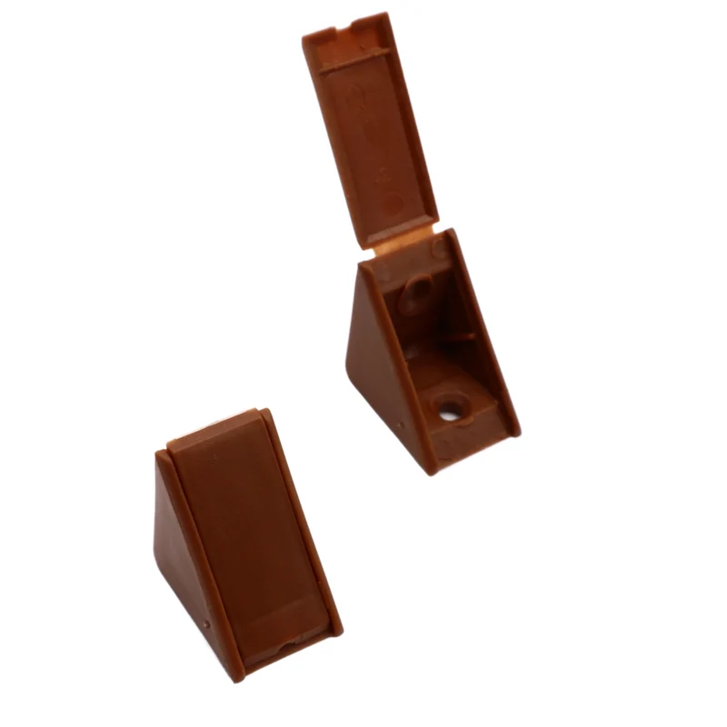 Équerre d'angle plastique - Marron 200 pièces