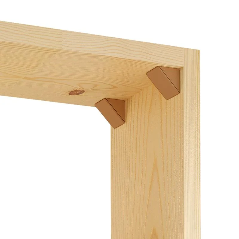Équerre d'angle plastique - Marron clair 1000 pièces