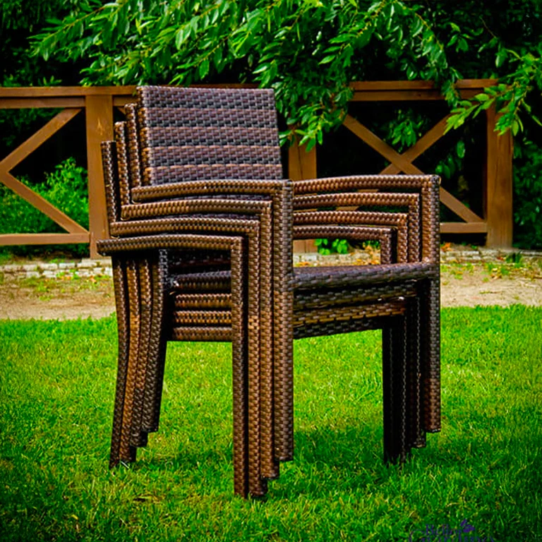 Chaise de jardin Capri Marron
