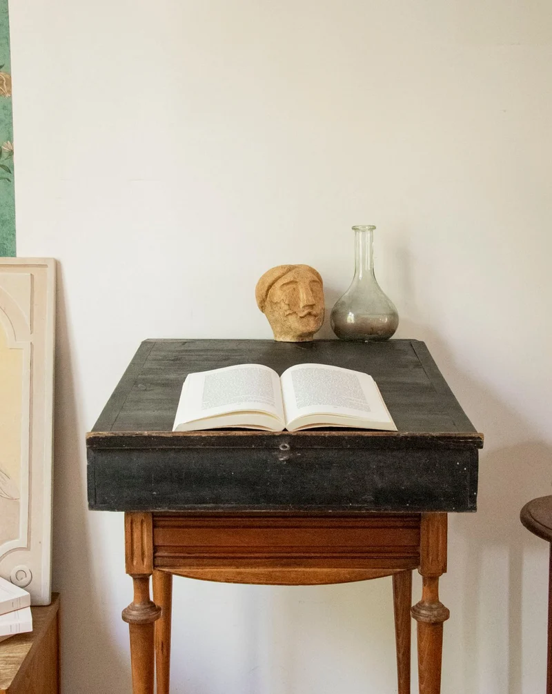 Edouard, le bureau pupitre ancien en bois N°1063