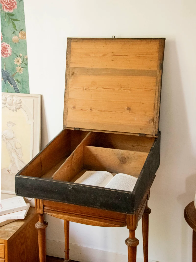 Edouard, le bureau pupitre ancien en bois N°1063
