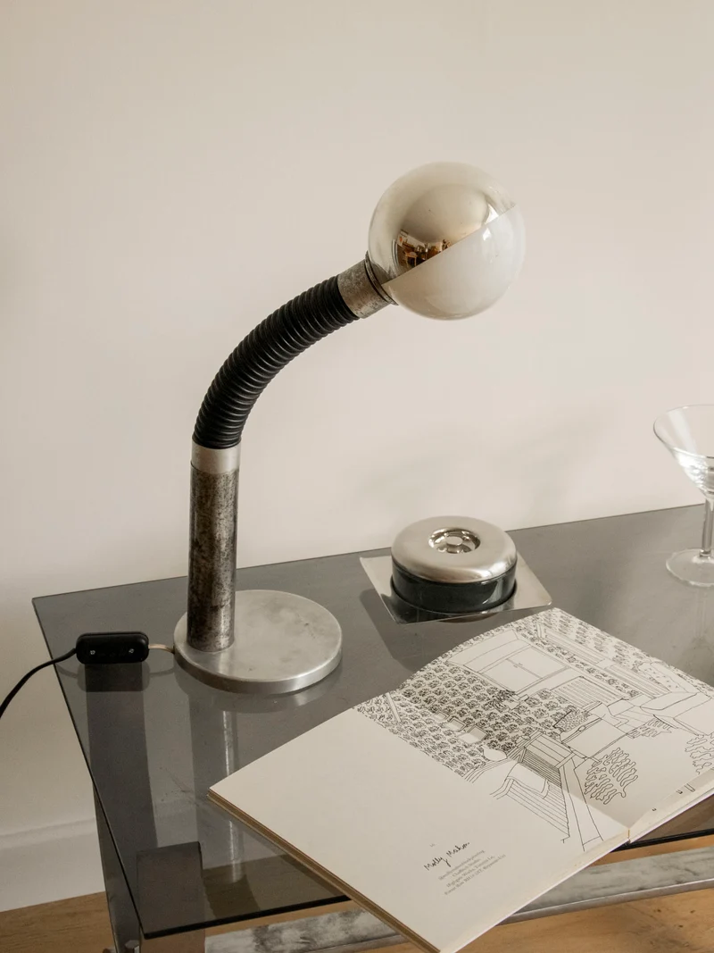 Julia, la lampe Eye Ball en métal acier N°1016