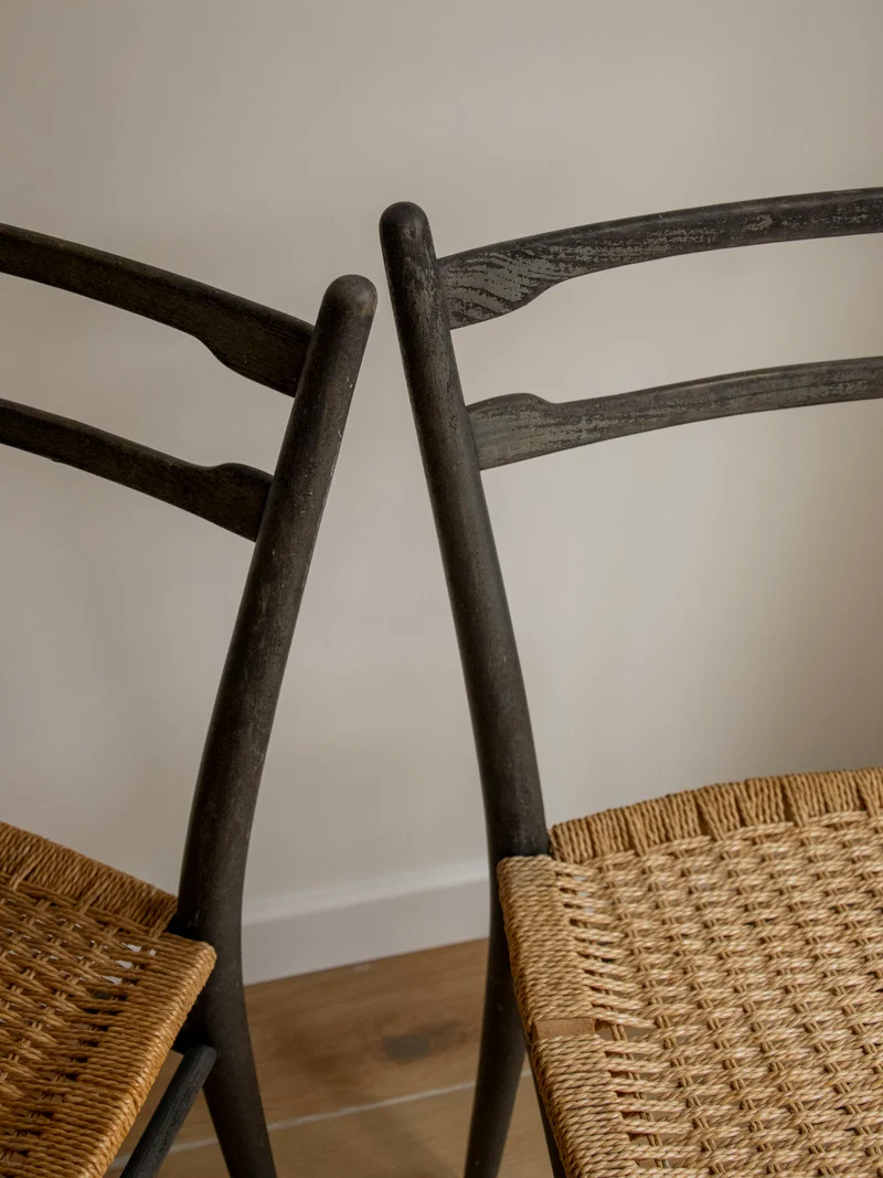 Claude, la paire de chaises aux lignes épurées N°1563