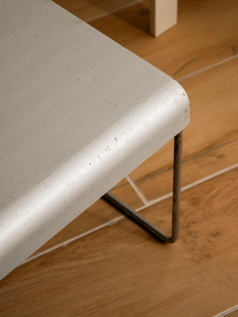 Donna, la grande table basse en inox N°1520