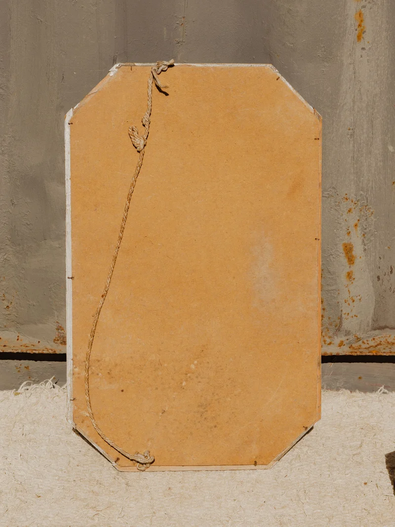 Georges, le miroir en résine grise N°1396
