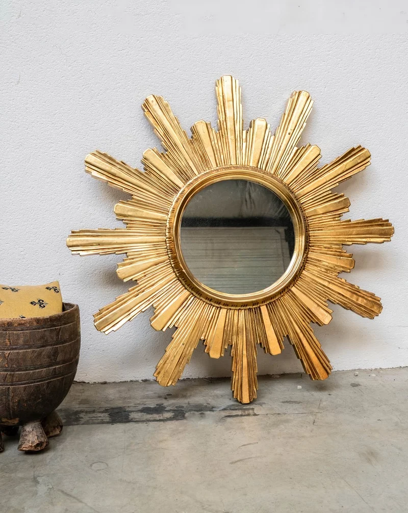 Igor, le grand miroir soleil doré N°1119