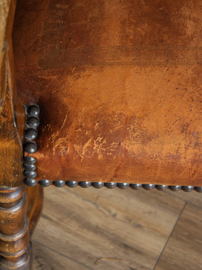 Ernest, le fauteuil en cuir N°582