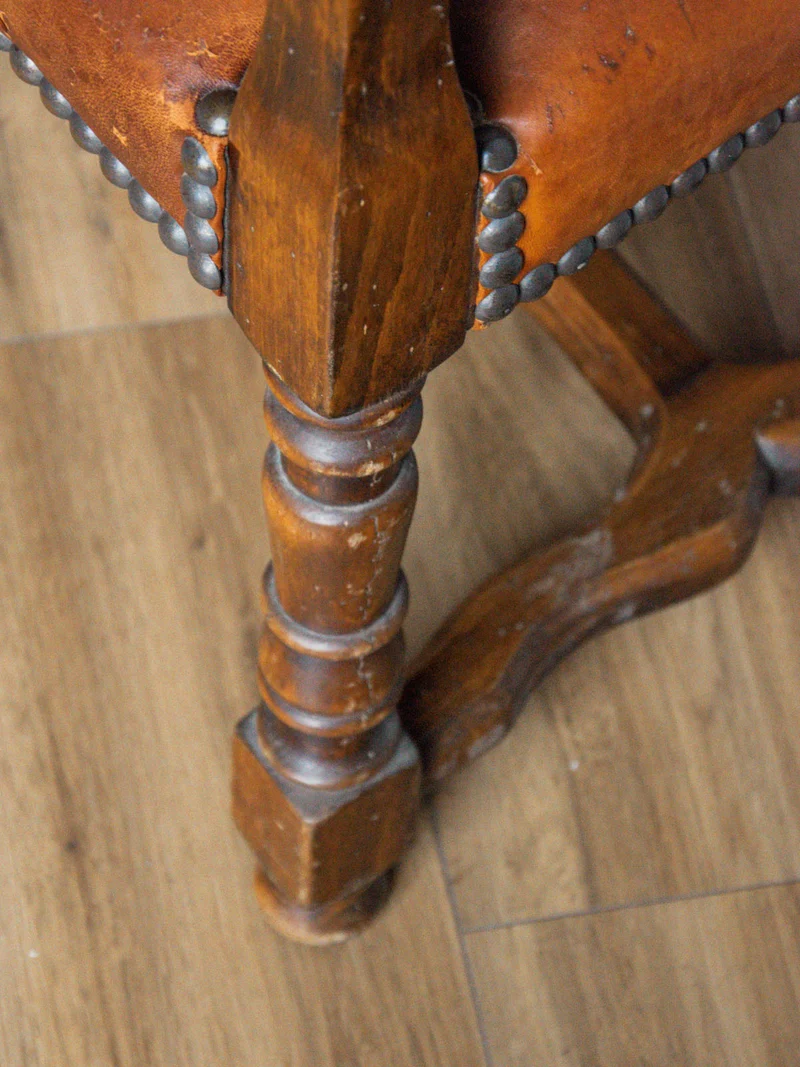 Ernest, le fauteuil en cuir N°582