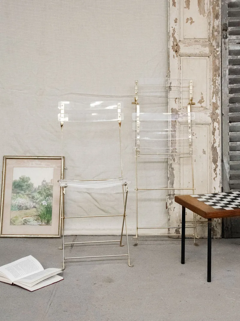 Alma, la paire de chaises en plexiglass N°1102
