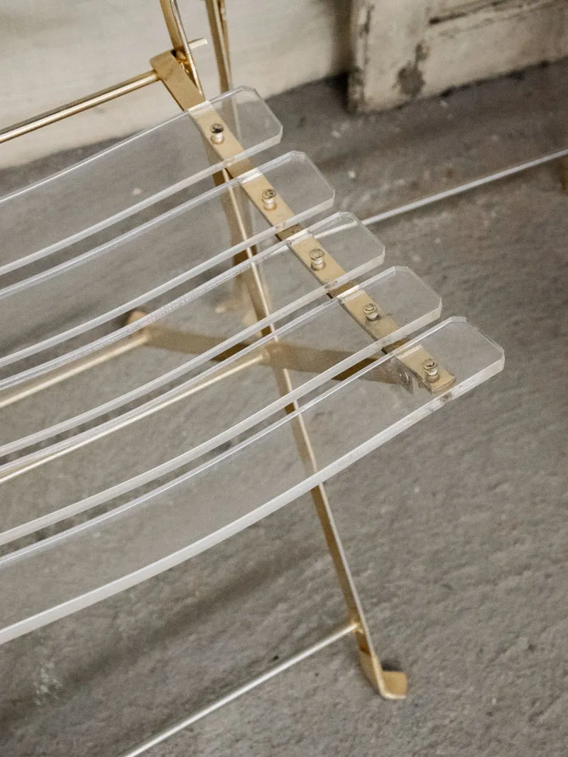 Alma, la paire de chaises en plexiglass N°1102
