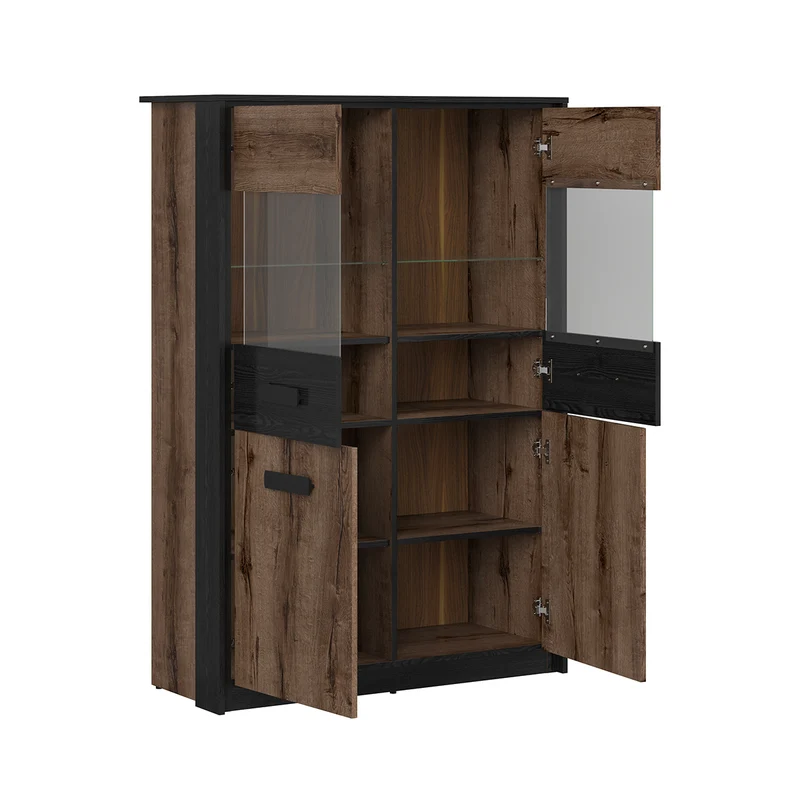 Vaisselier 4 portes Romane Bois
