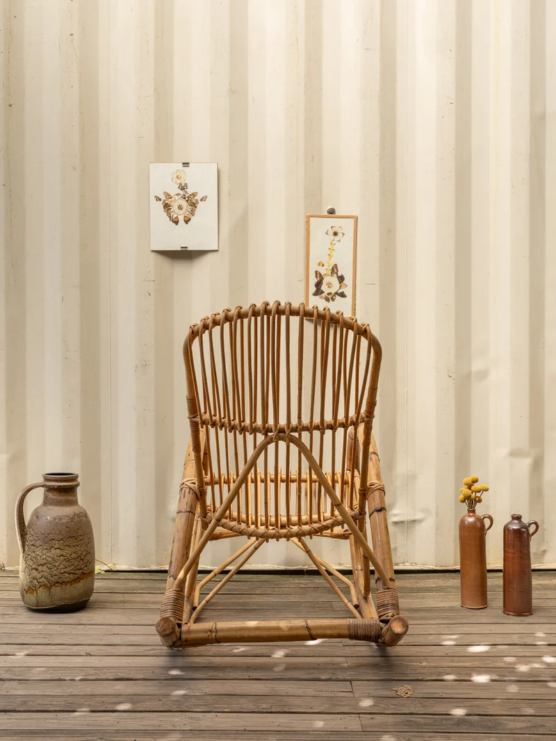 Alibert, le rocking-chair en rotin N°97