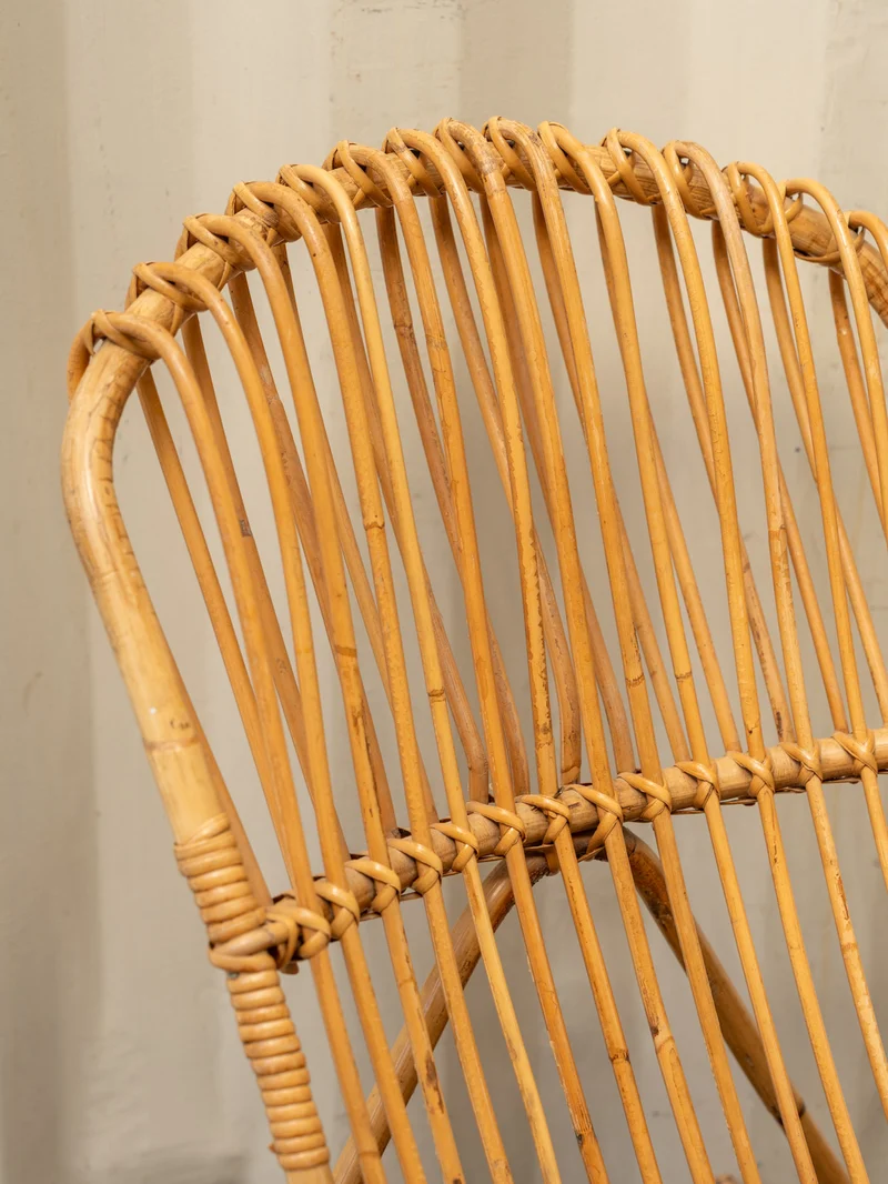 Alibert, le rocking-chair en rotin N°97