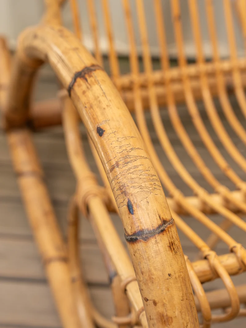 Alibert, le rocking-chair en rotin N°97