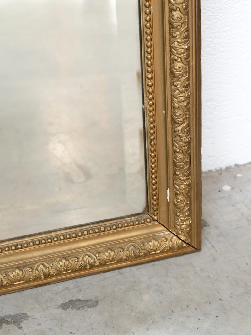 Georges, le grand miroir ancien sculpté style Louis XV N°1382