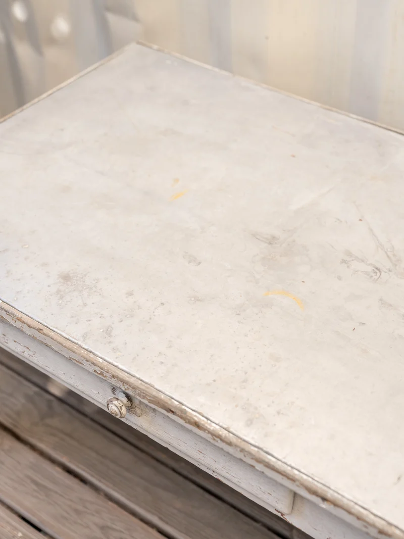 Léonie, la table basse en bois gris N°1122