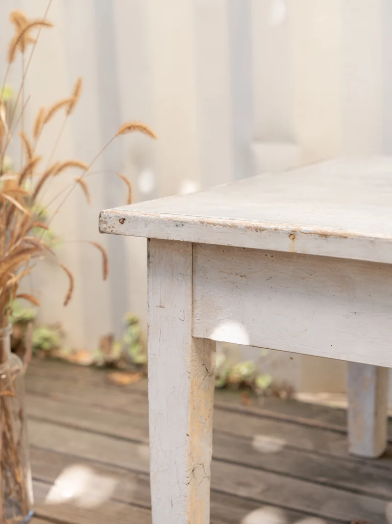 Léonie, la table basse en bois gris N°1122