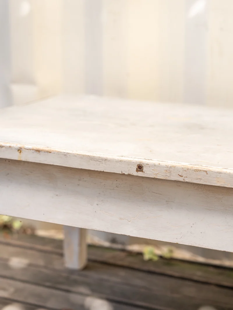 Léonie, la table basse en bois gris N°1122