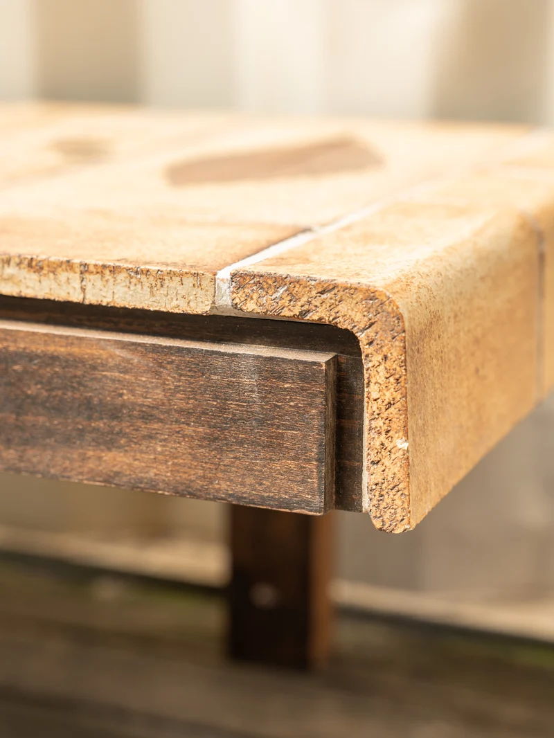 Donna, la table basse en céramique beige N°1122