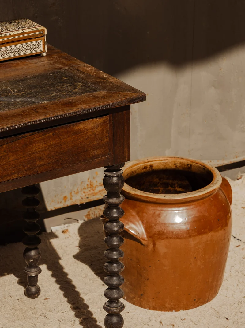 Odile, la table de chevet en bois N°1515