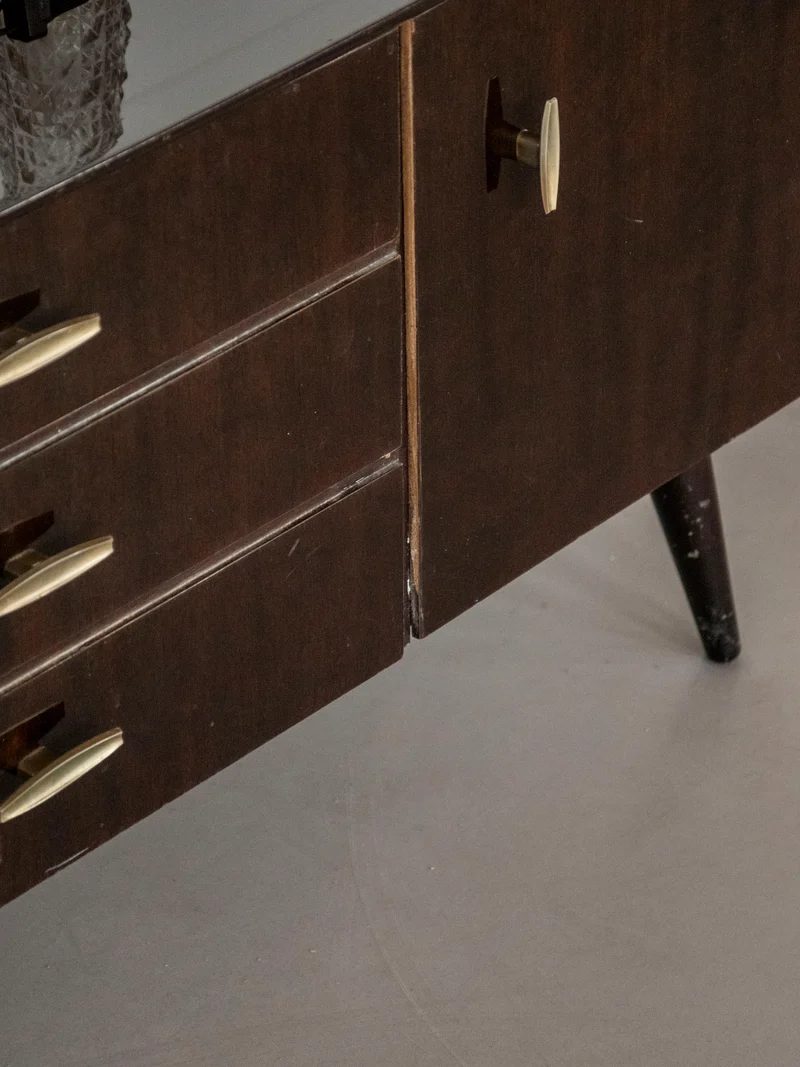 Margaret, l'enfilade au bois plaqué noir N°465