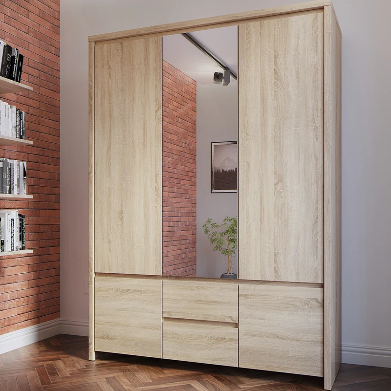 Armoire 3 portes Soren Bois