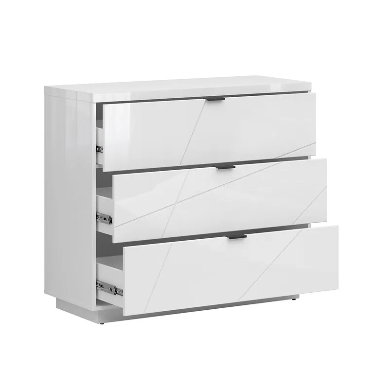 Commode 3 tiroirs Sven Blanc