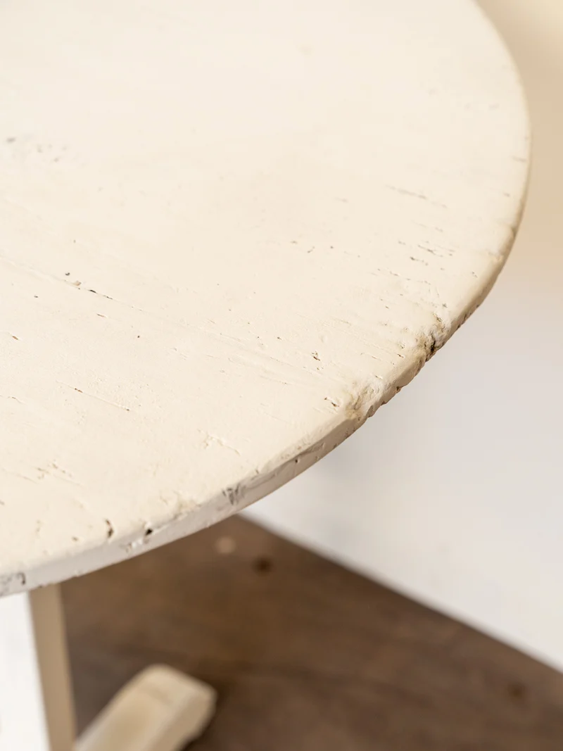 Romy, la table de vigneron en bois blanc N°1474