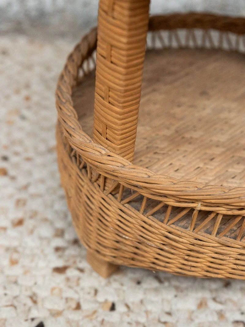 Regis, le tabouret en rotin N°1498