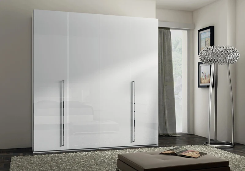 Armoire dressing blanc laqué modulable design - Dream