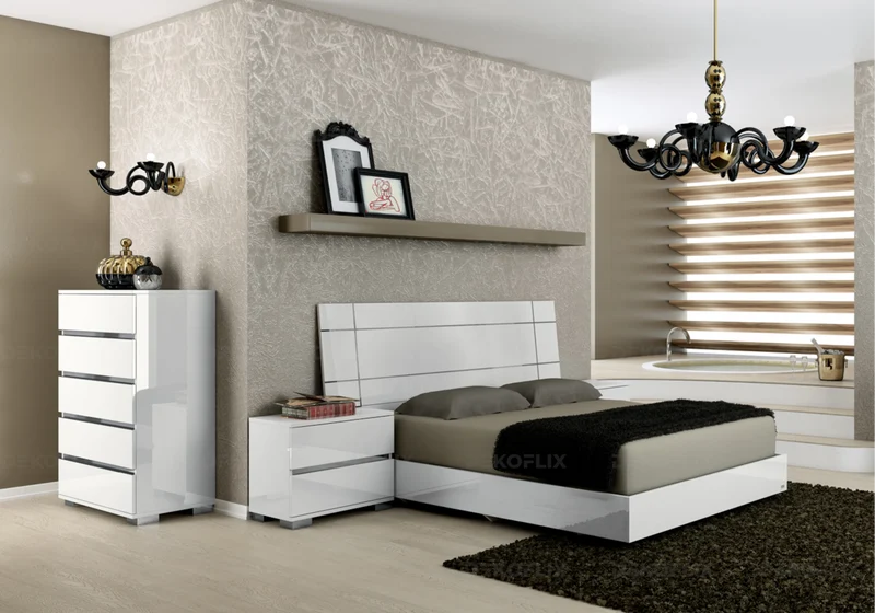 Armoire dressing blanc laqué modulable design - Dream