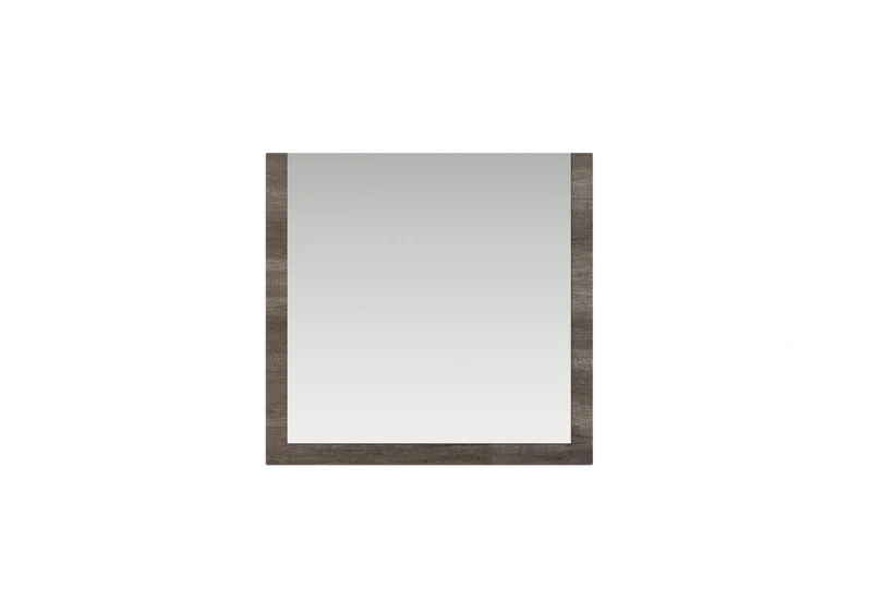 Miroir mural rectangulaire 100 cm chêne naturel - Dea