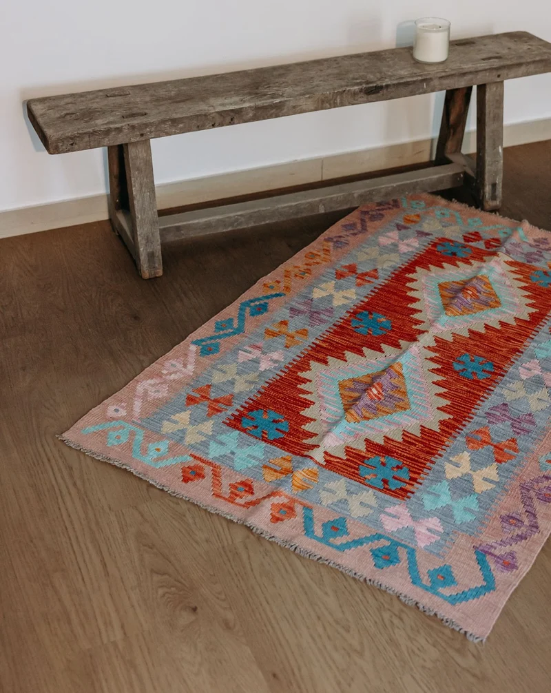 Eddy, le tapis kilim N°372