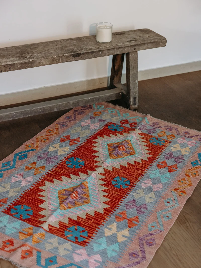 Eddy, le tapis kilim N°372