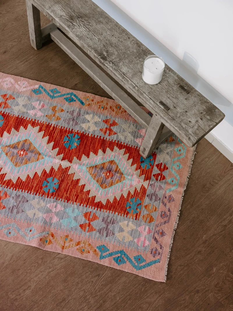 Eddy, le tapis kilim N°372