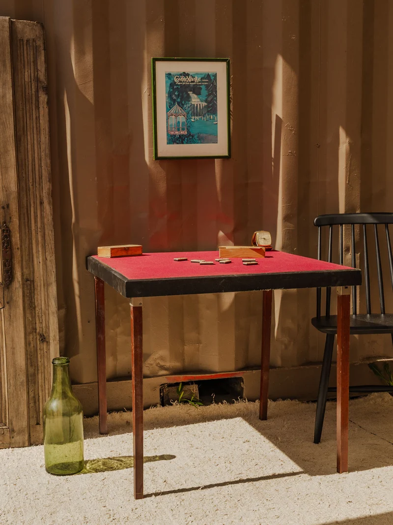 Billie, la table de jeux en bois N°13