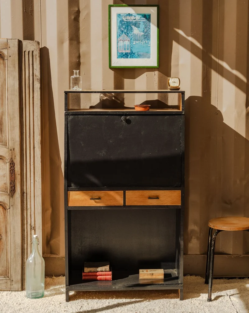 Honoré, le secrétaire en bois noir N°215